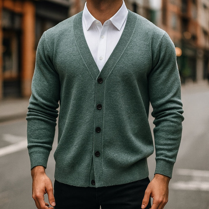 Caldura 100% Wool Cardigan