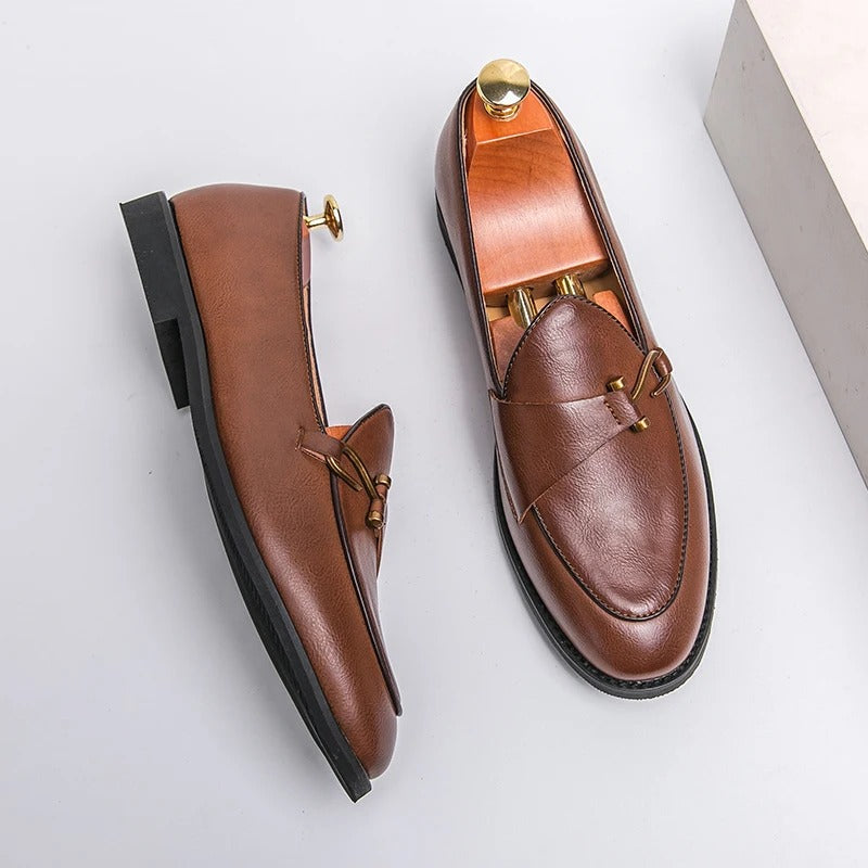 Veneto Genuine Leather Loafers