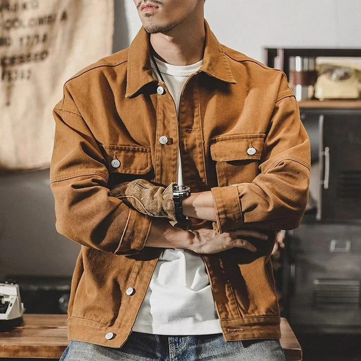 Rugged Canvas Work Jacket