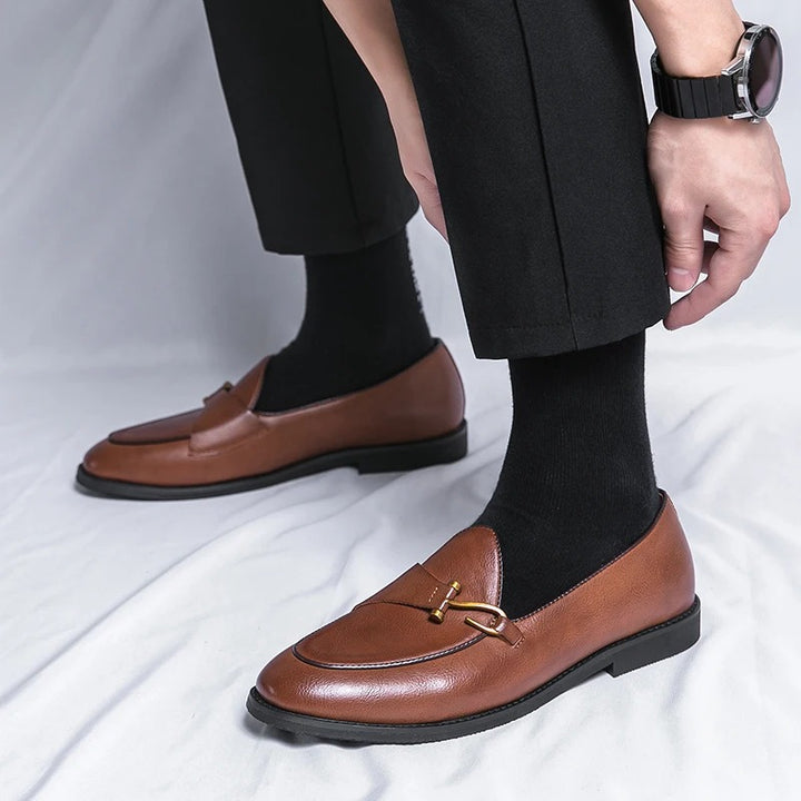 Veneto Genuine Leather Loafers