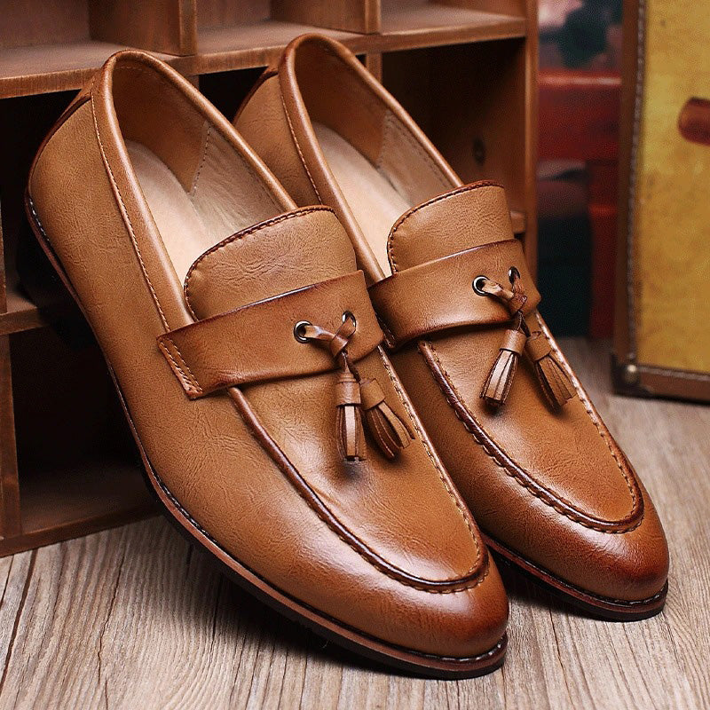 Moretti Leather Loafers