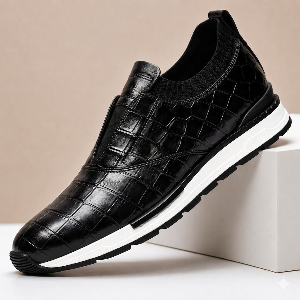 Darcel Genuine Leather Slip-On Sneakers