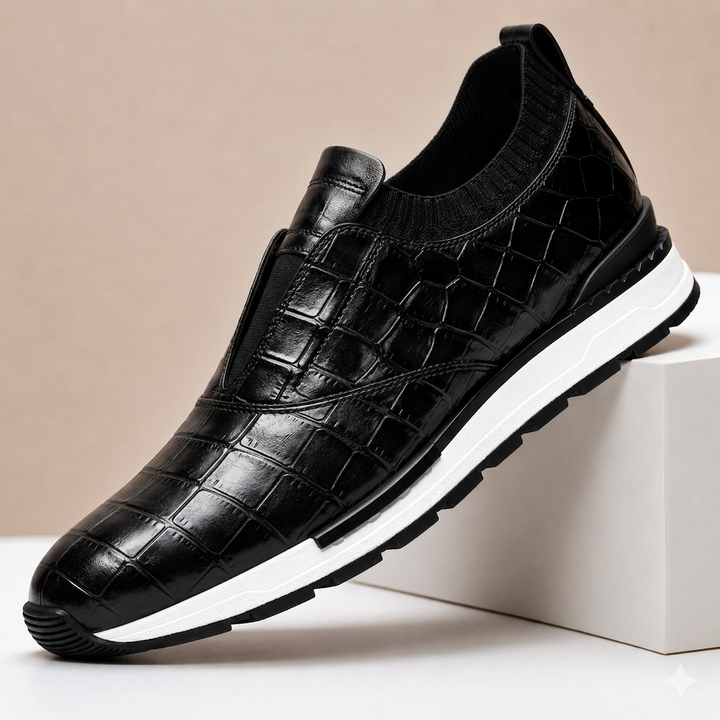 Darcel Genuine Leather Slip-On Sneakers