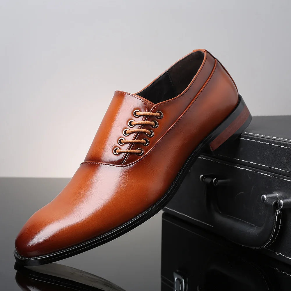 Bertolini Genuine Leather Oxford Shoes – RileyRiver