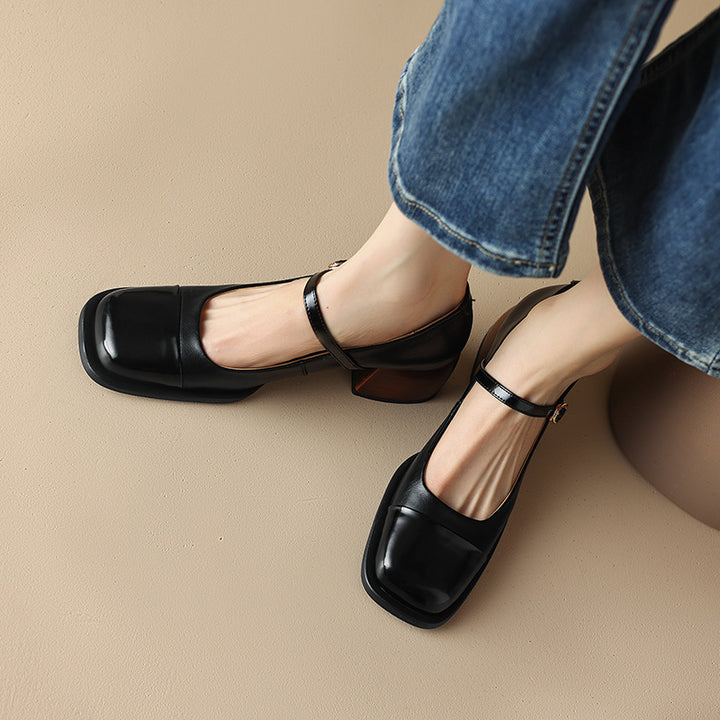 Erel Genuine Leather Heels