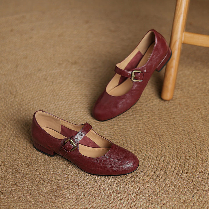 Elva Genuine Leather Shoes
