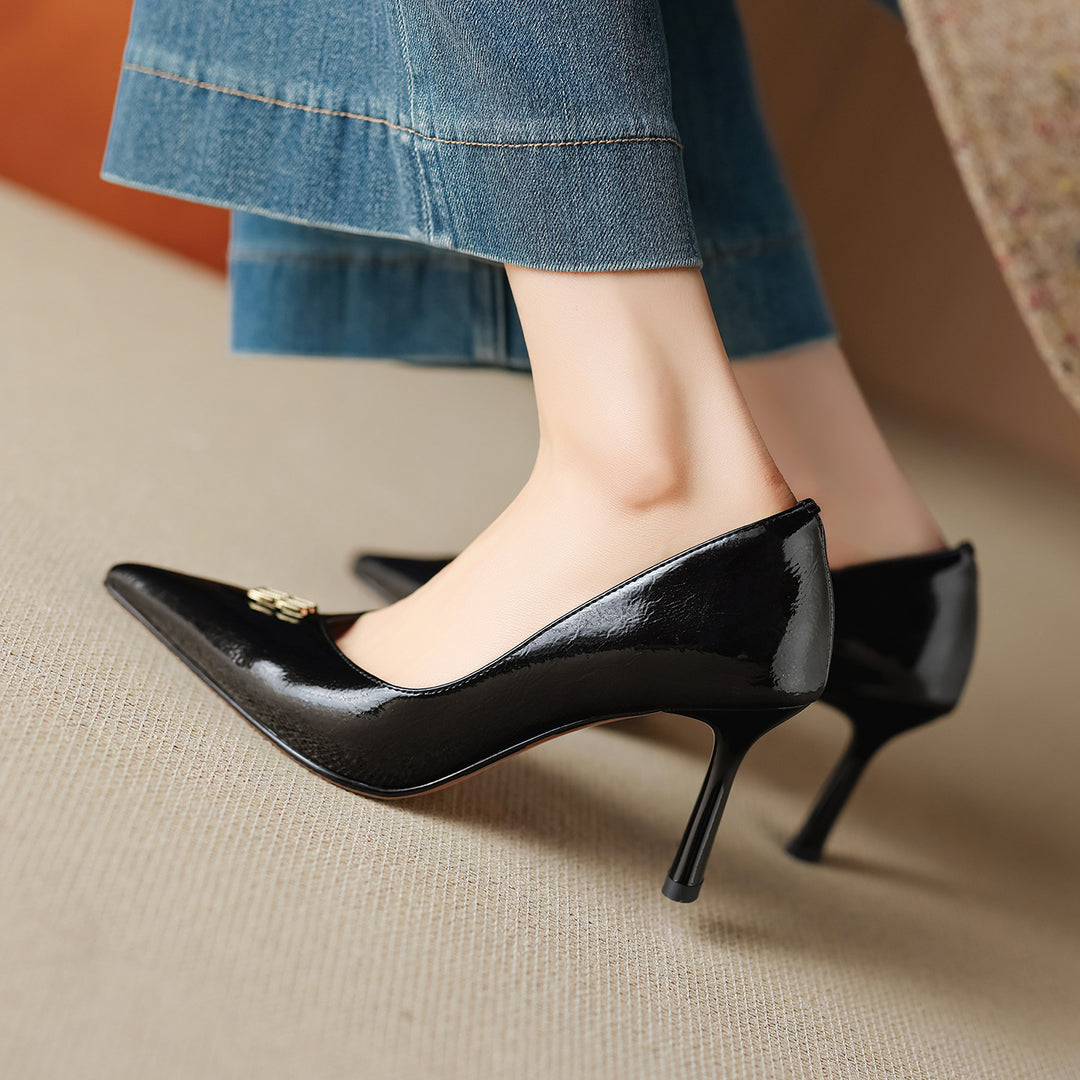 Blair Genuine Leather Heels