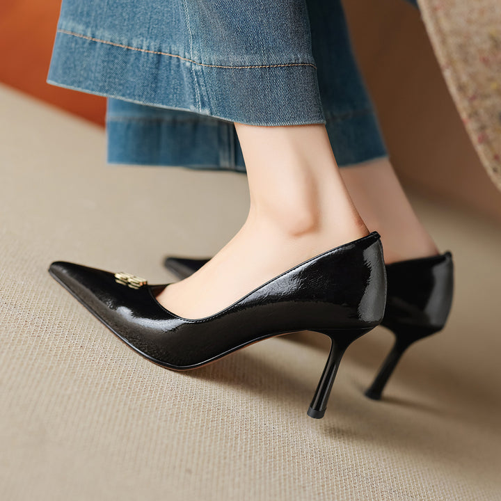 Blair Genuine Leather Heels