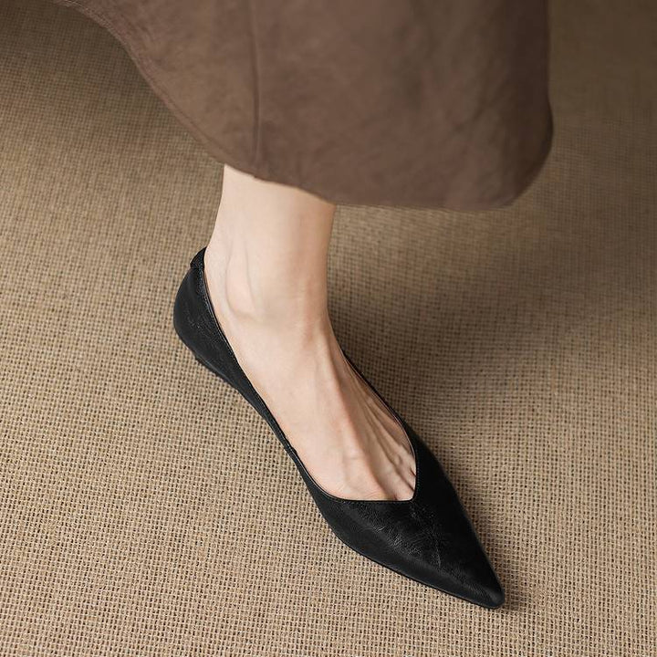 Emry Genuine Leather Pumps