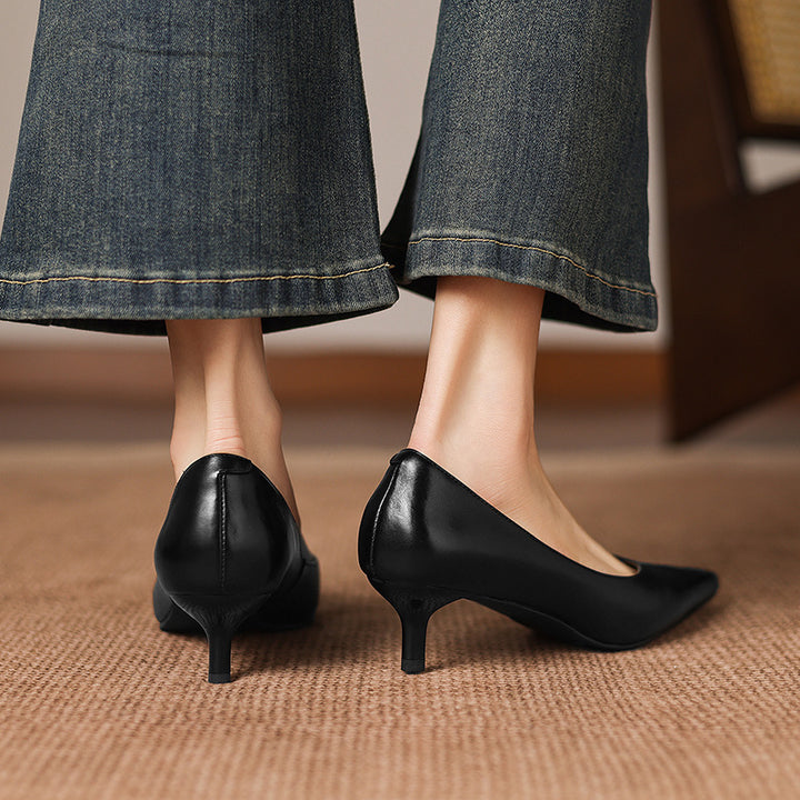 Relle Genuine Leather Heels