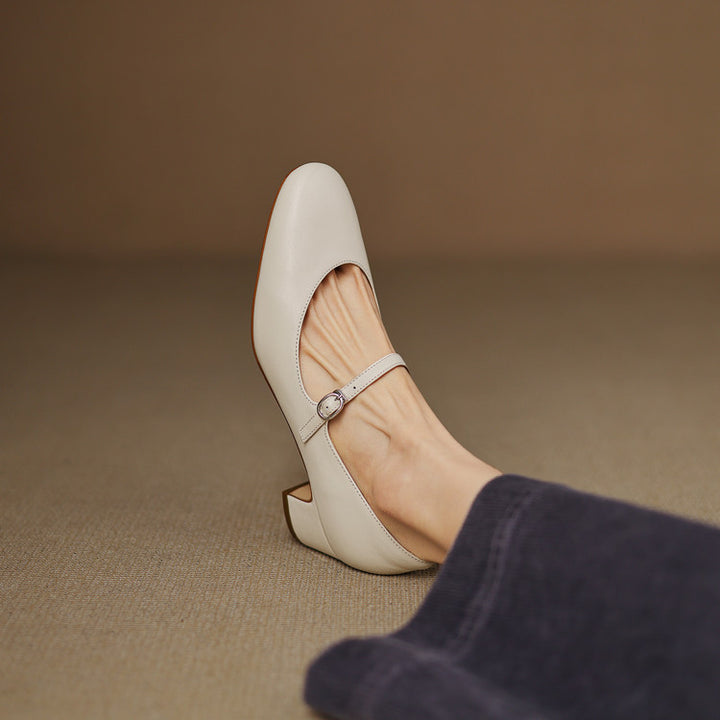 Cadrel Genuine Leather Pumps