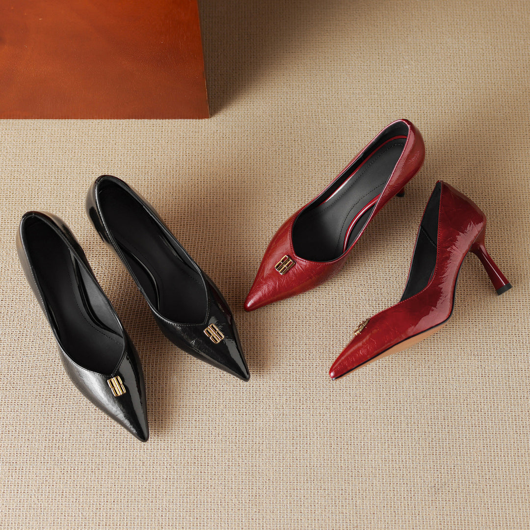 Blair Genuine Leather Heels