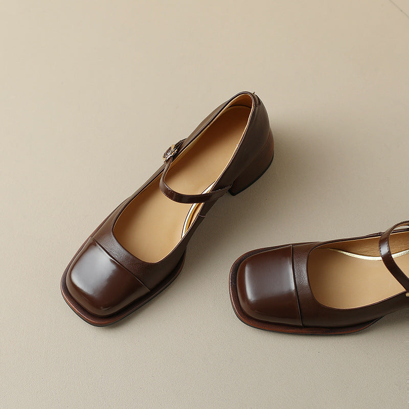 Erel Genuine Leather Heels