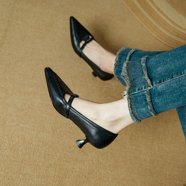 Orel Genuine Leather Heels