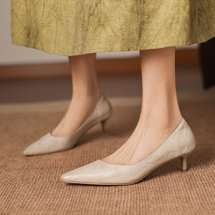 Relle Genuine Leather Heels