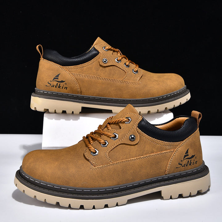 Rexton Premium Leather Lace-Up Shoes