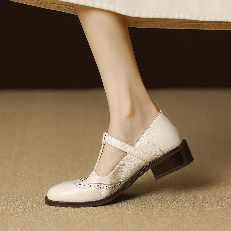 Myra Genuine Leather Shoes