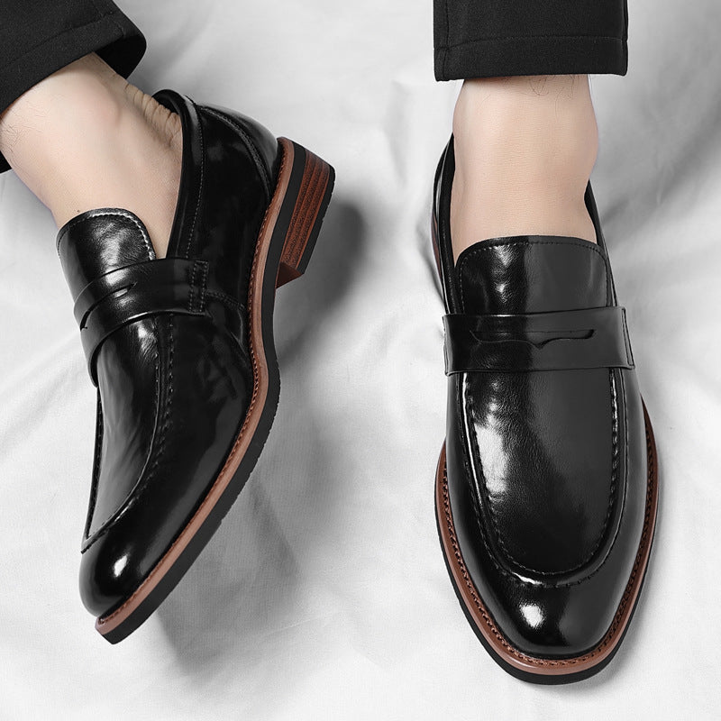 Lurex Genuine Leather Loafers