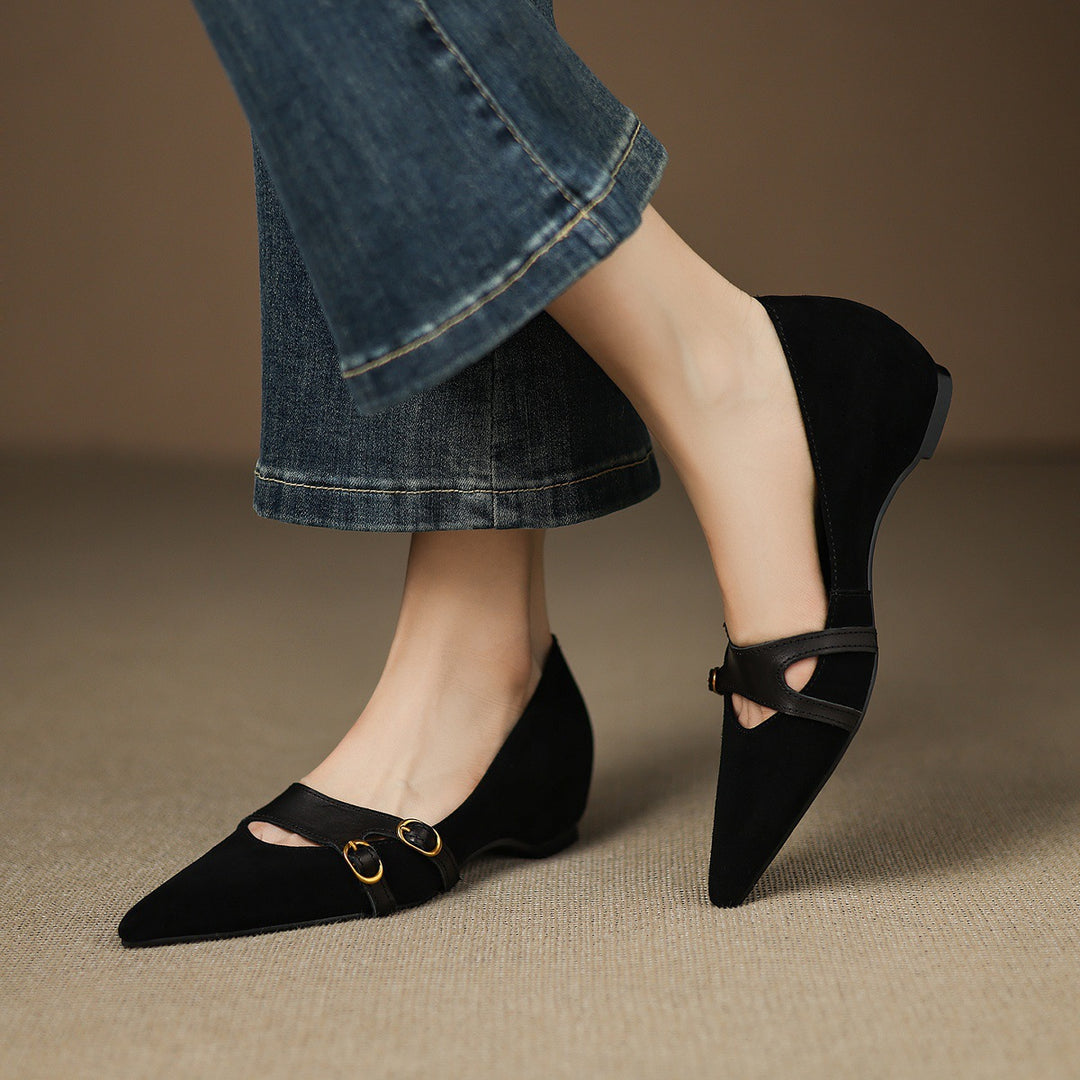 Ryla Genuine Suede Loafers