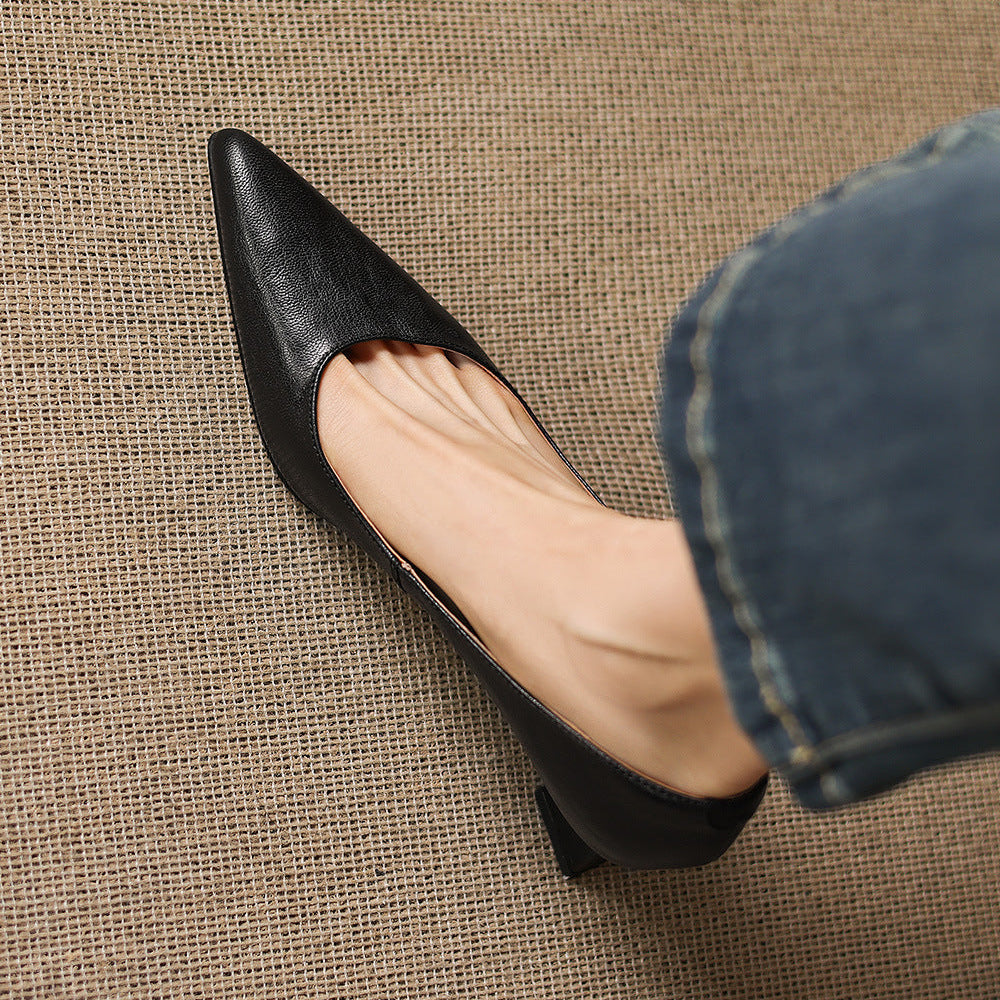 Kreya Genuine Leather Heels