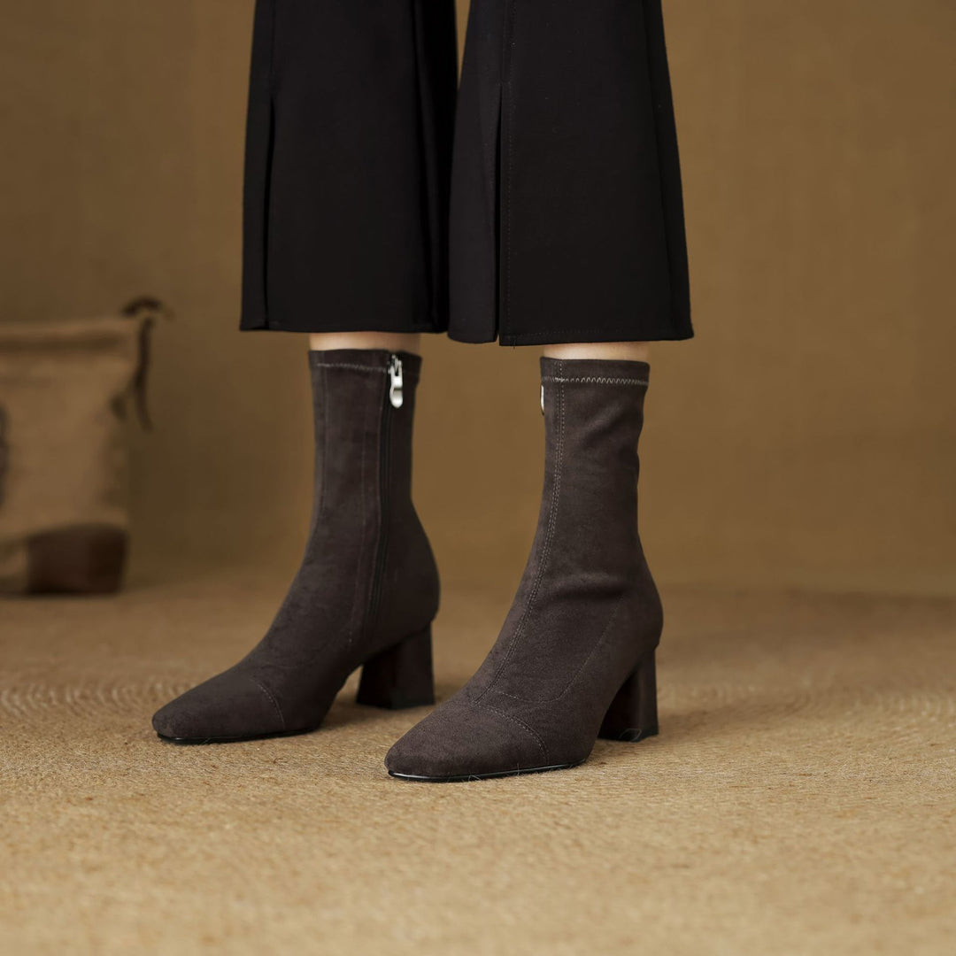 Aelis Genuine Suede Boots