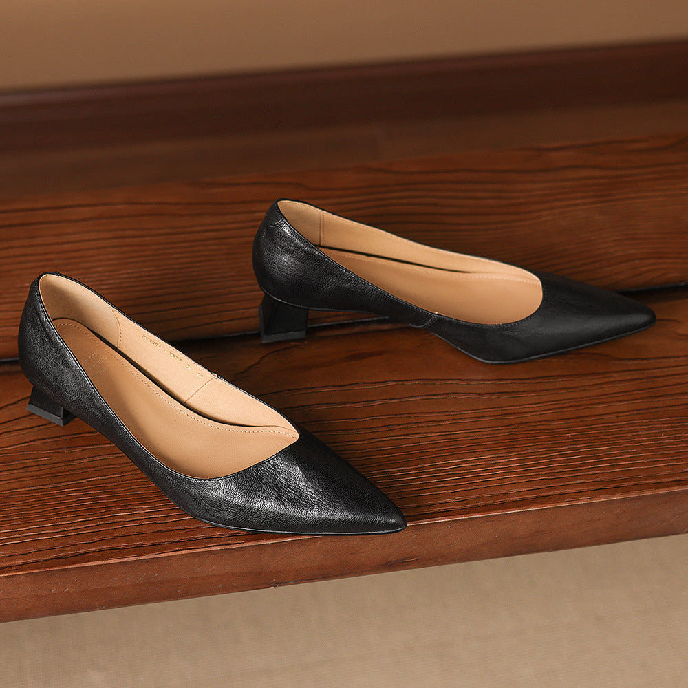 Kreya Genuine Leather Heels