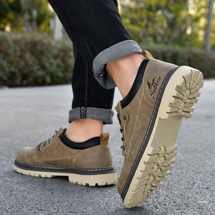 Rexton Premium Leather Lace-Up Shoes
