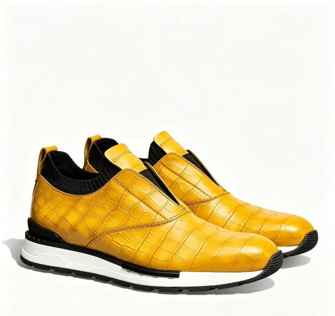 Darcel Genuine Leather Slip-On Sneakers
