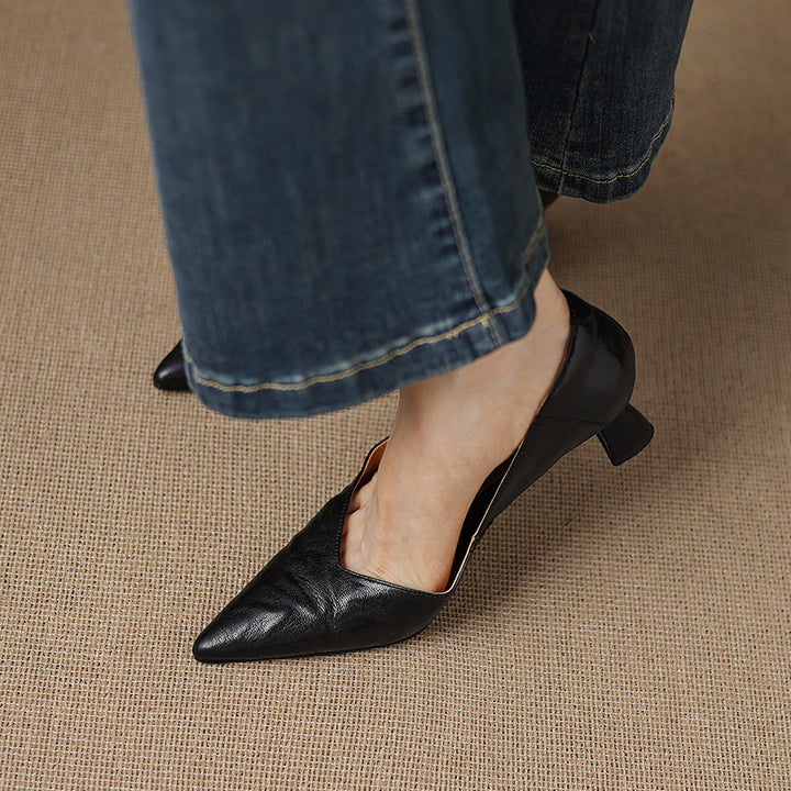 Veler Genuine Leather Heels