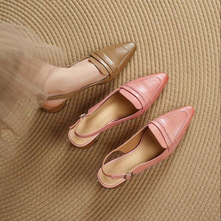 Rema Genuine Leather Heels
