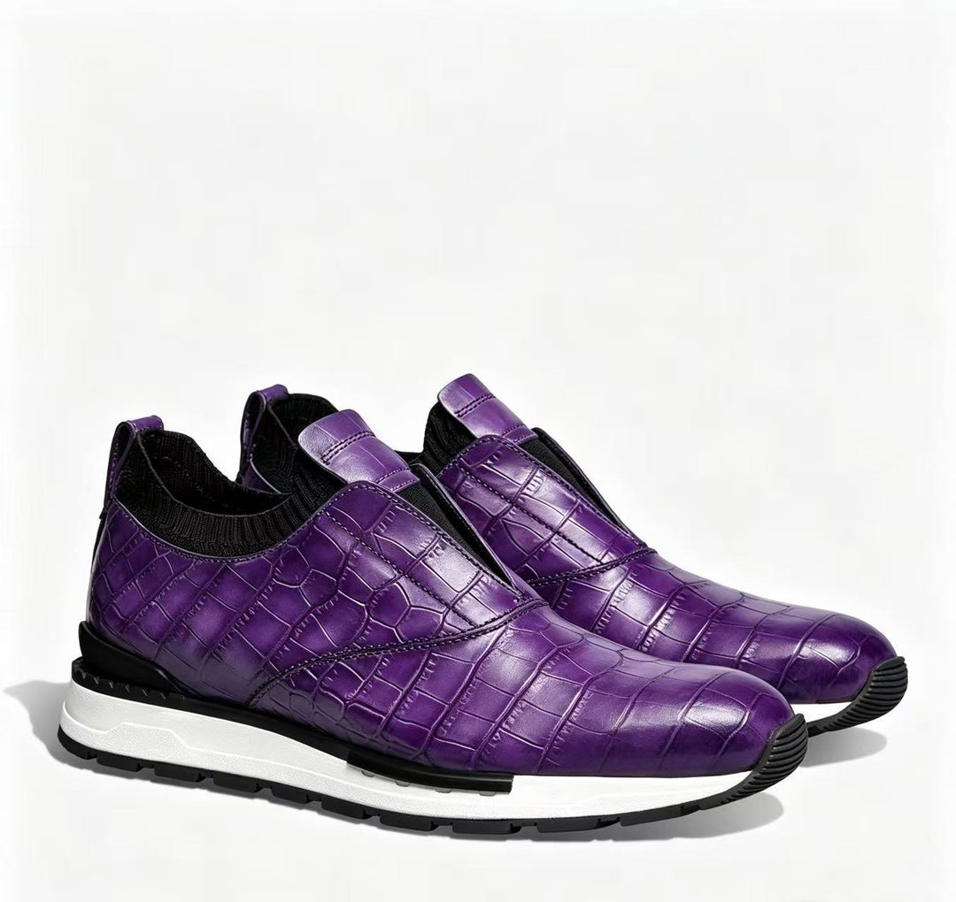 Darcel Genuine Leather Slip-On Sneakers
