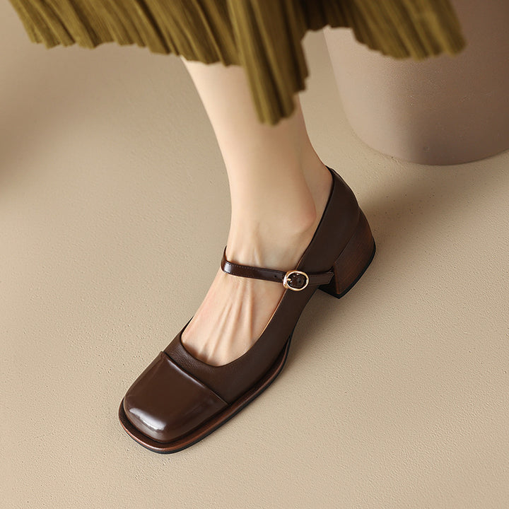 Erel Genuine Leather Heels