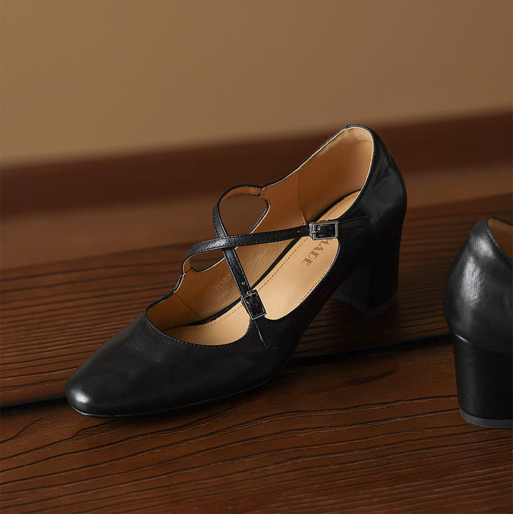 Orrel Genuine Leather Heels