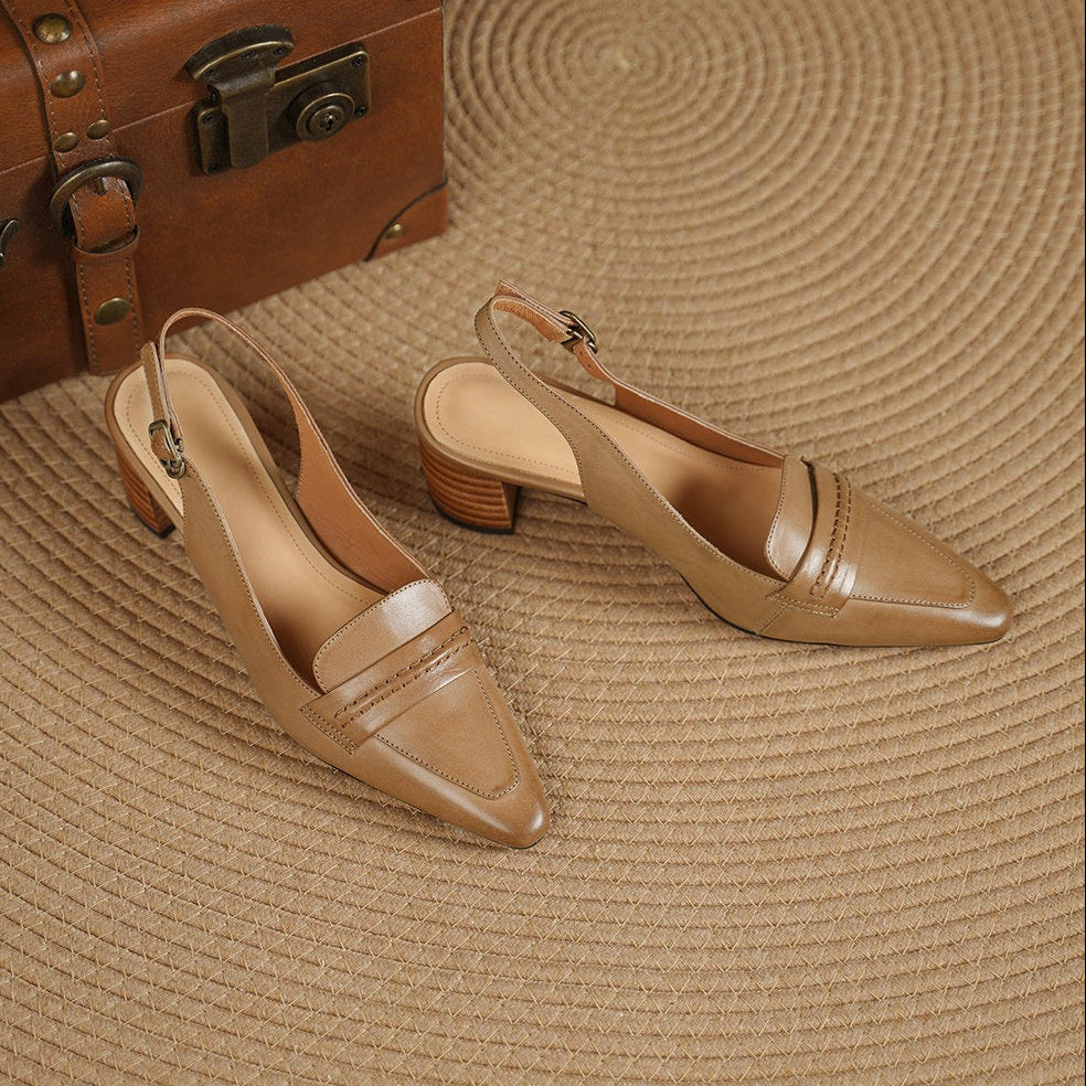 Rema Genuine Leather Heels