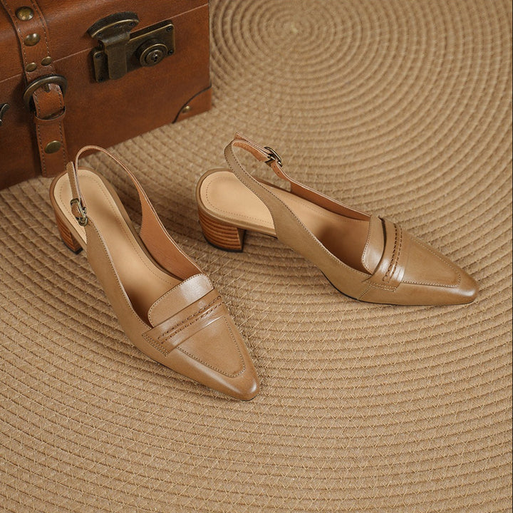 Rema Genuine Leather Heels