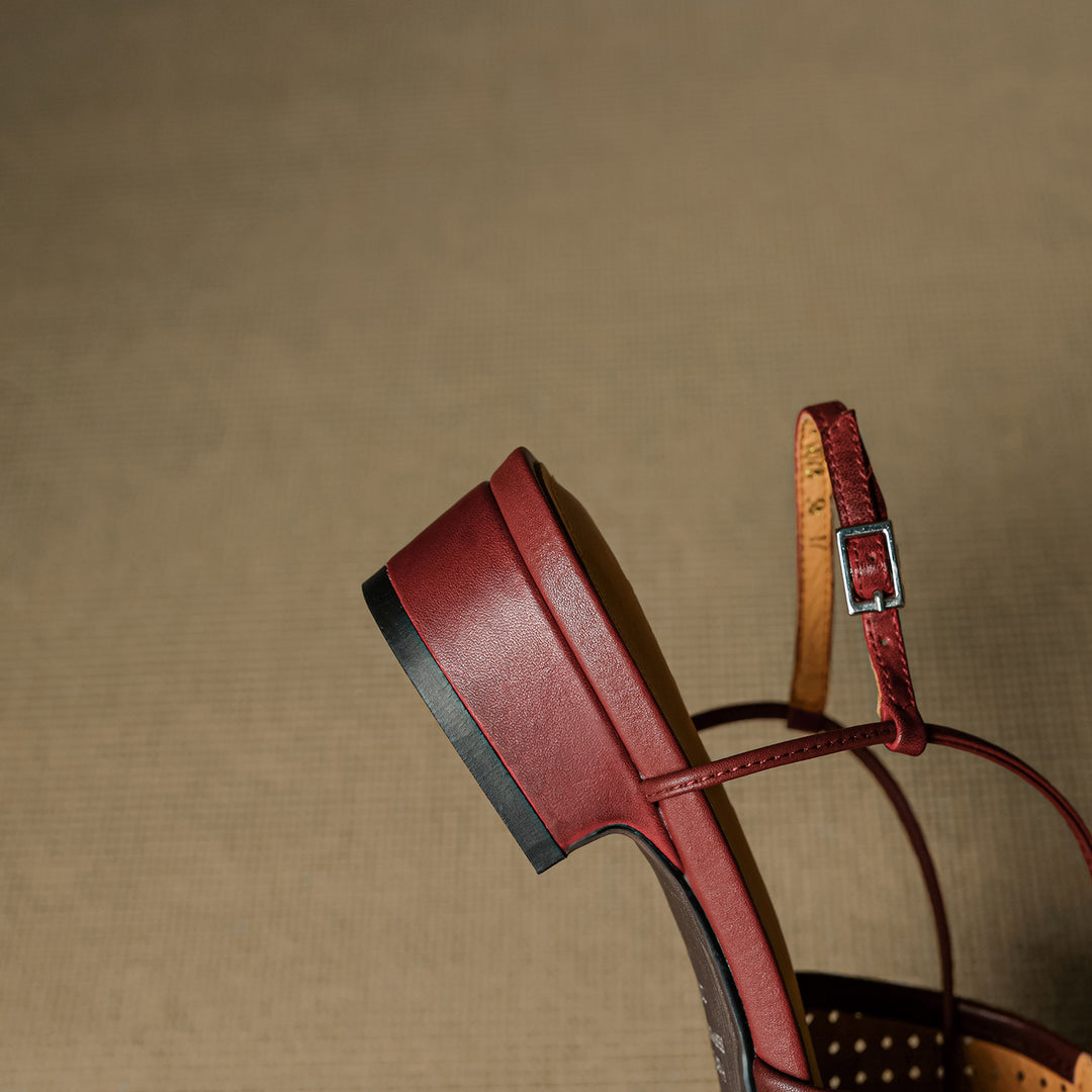 Opal Genuine Leather Slingbacks