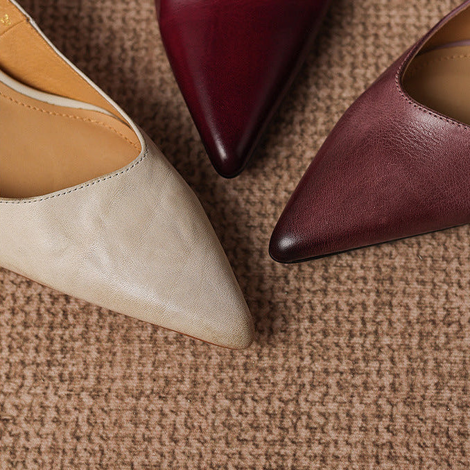 Relle Genuine Leather Heels