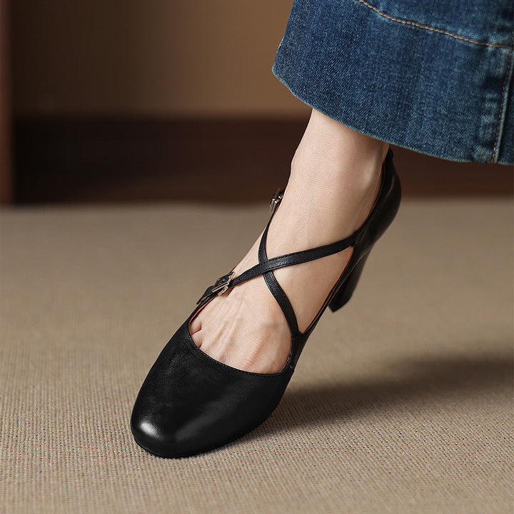 Orrel Genuine Leather Heels