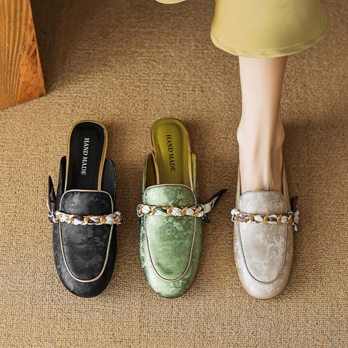 Lumor Genuine Leather Mules