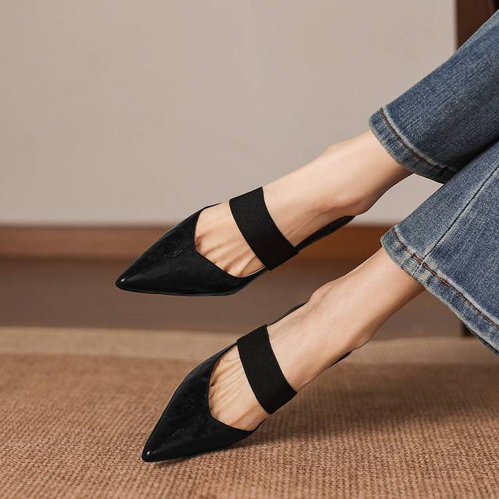 Cyra Genuine Leather Heels
