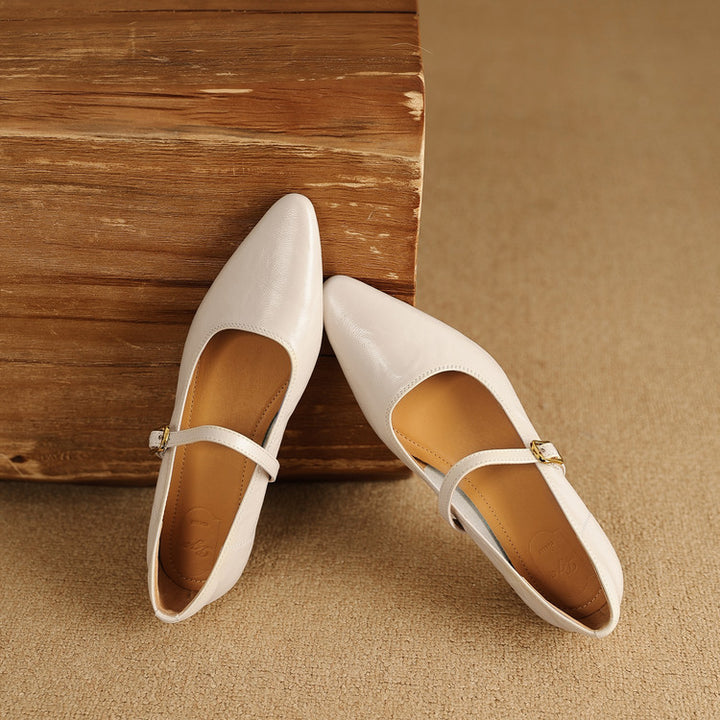 Rena Genuine Leather Pumps