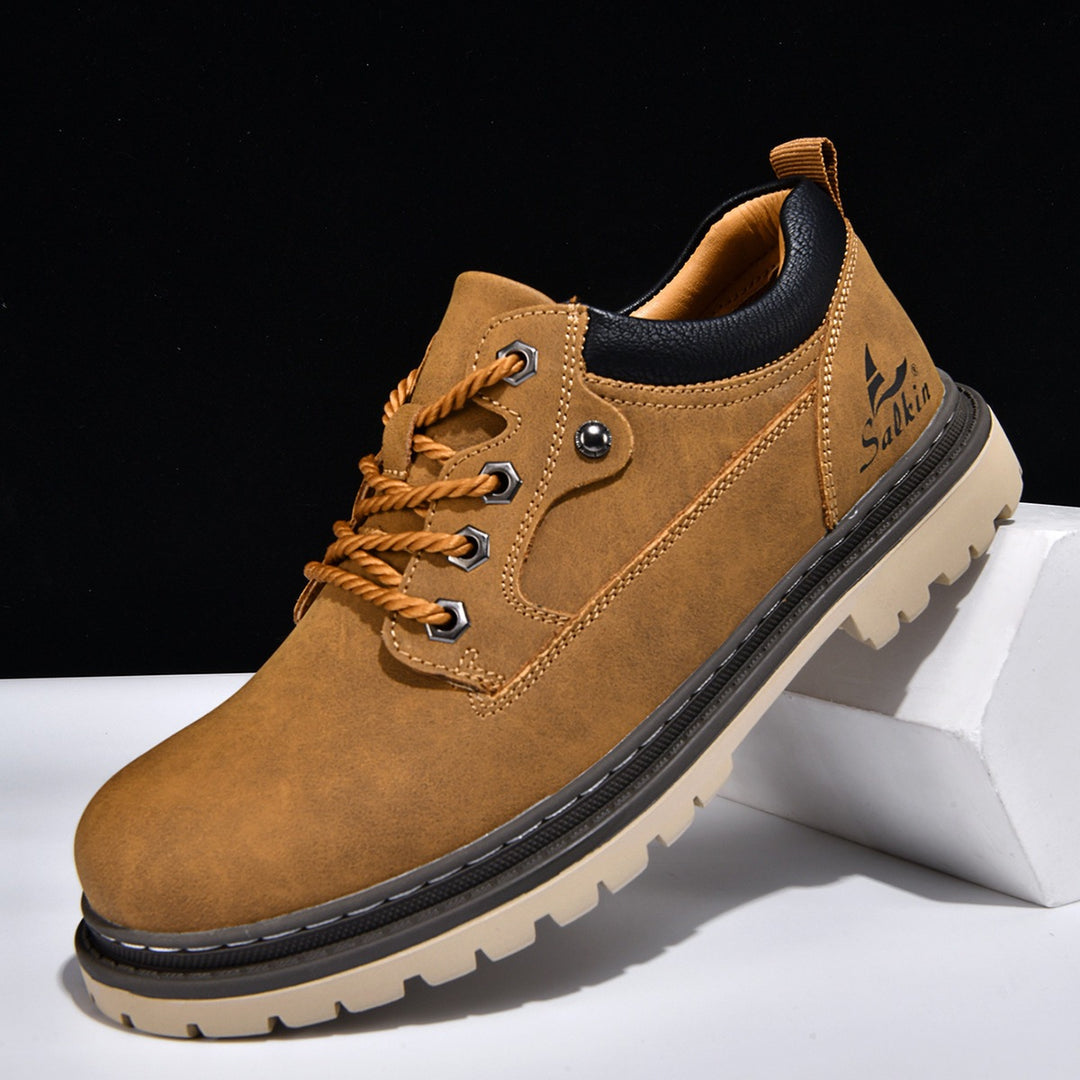Rexton Premium Leather Lace-Up Shoes