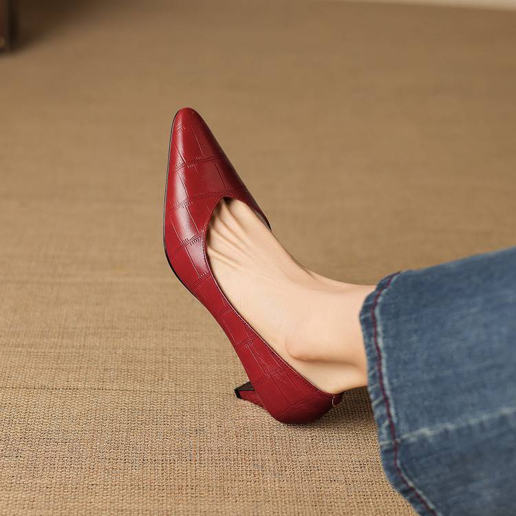 Nea Genuine Leather Heels