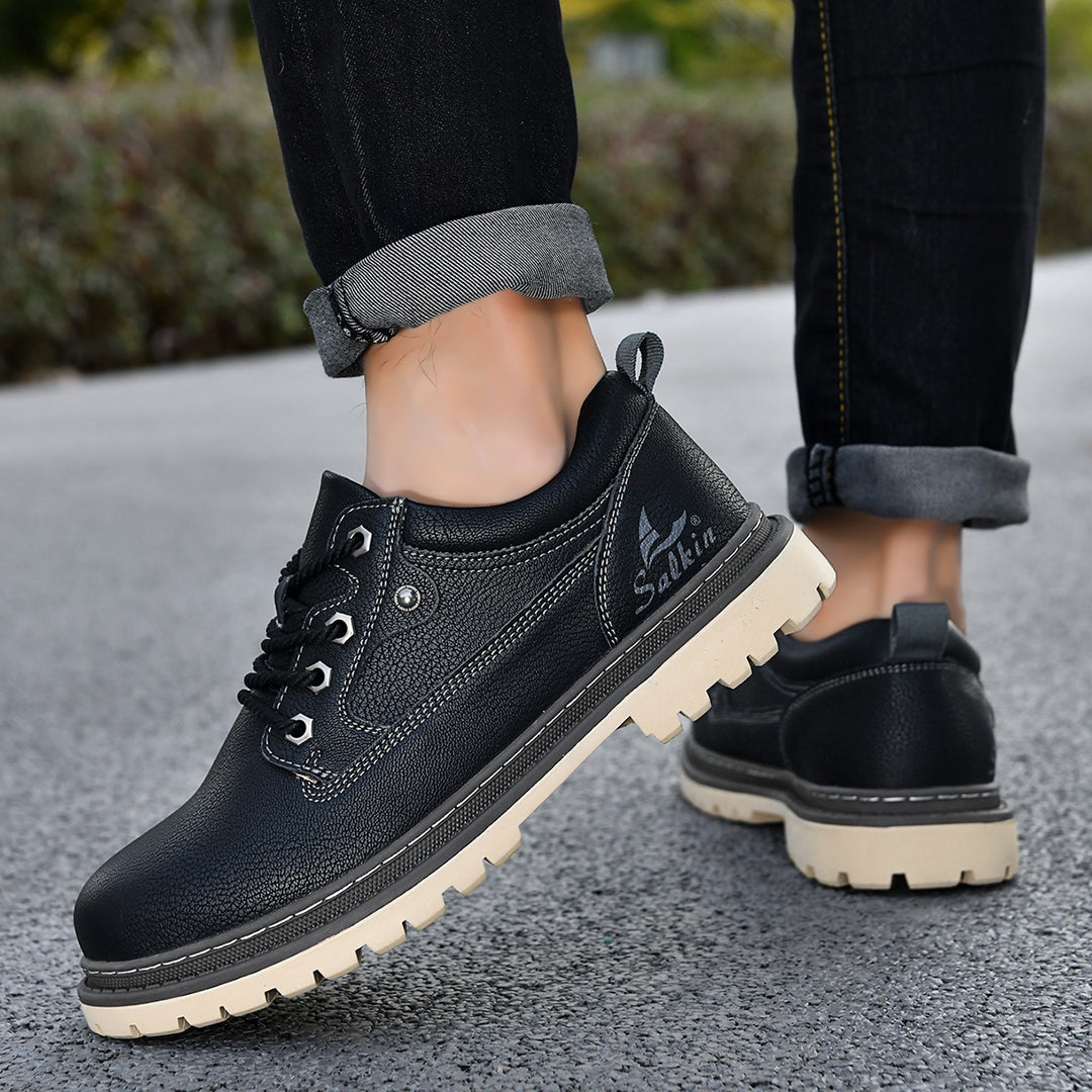 Rexton Premium Leather Lace-Up Shoes