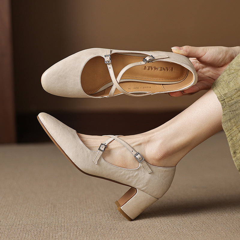 Orrel Genuine Leather Heels