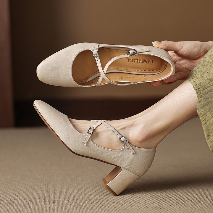 Orrel Genuine Leather Heels