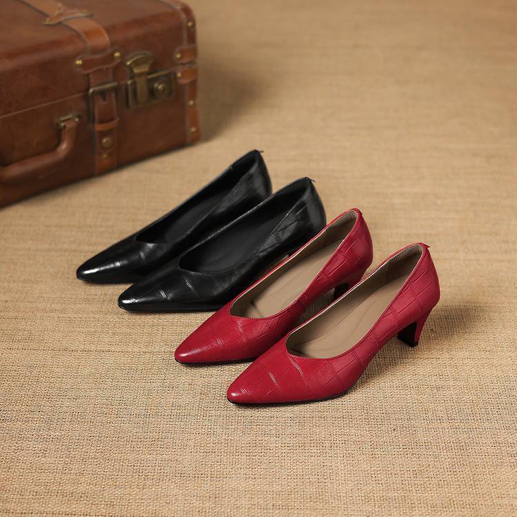 Nea Genuine Leather Heels