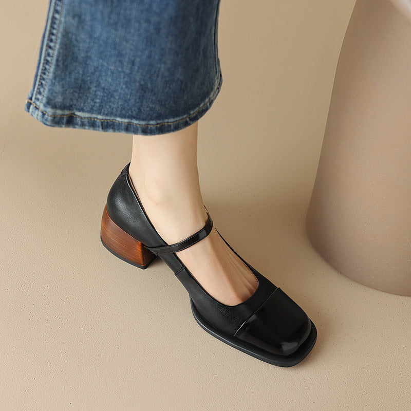Erel Genuine Leather Heels