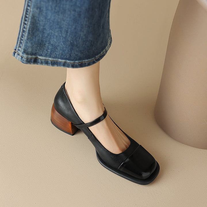 Erel Genuine Leather Heels
