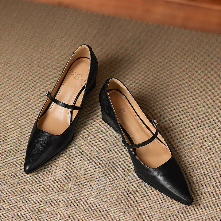Orvia Genuine Leather Heels